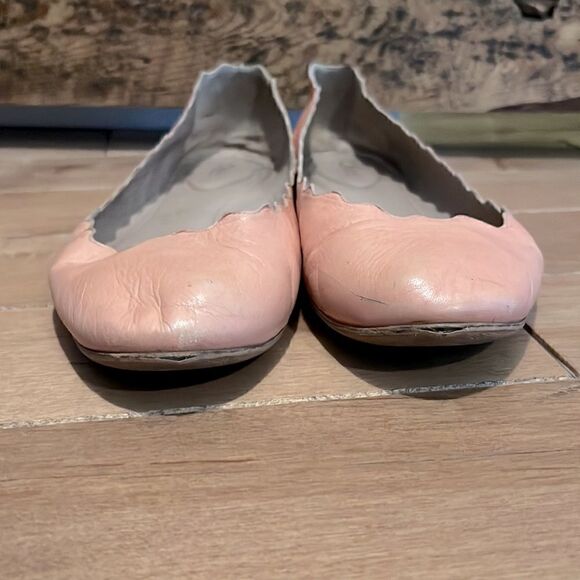 CHLOÉ Lauren Scalloped flats shoes - Picture 4 of 10